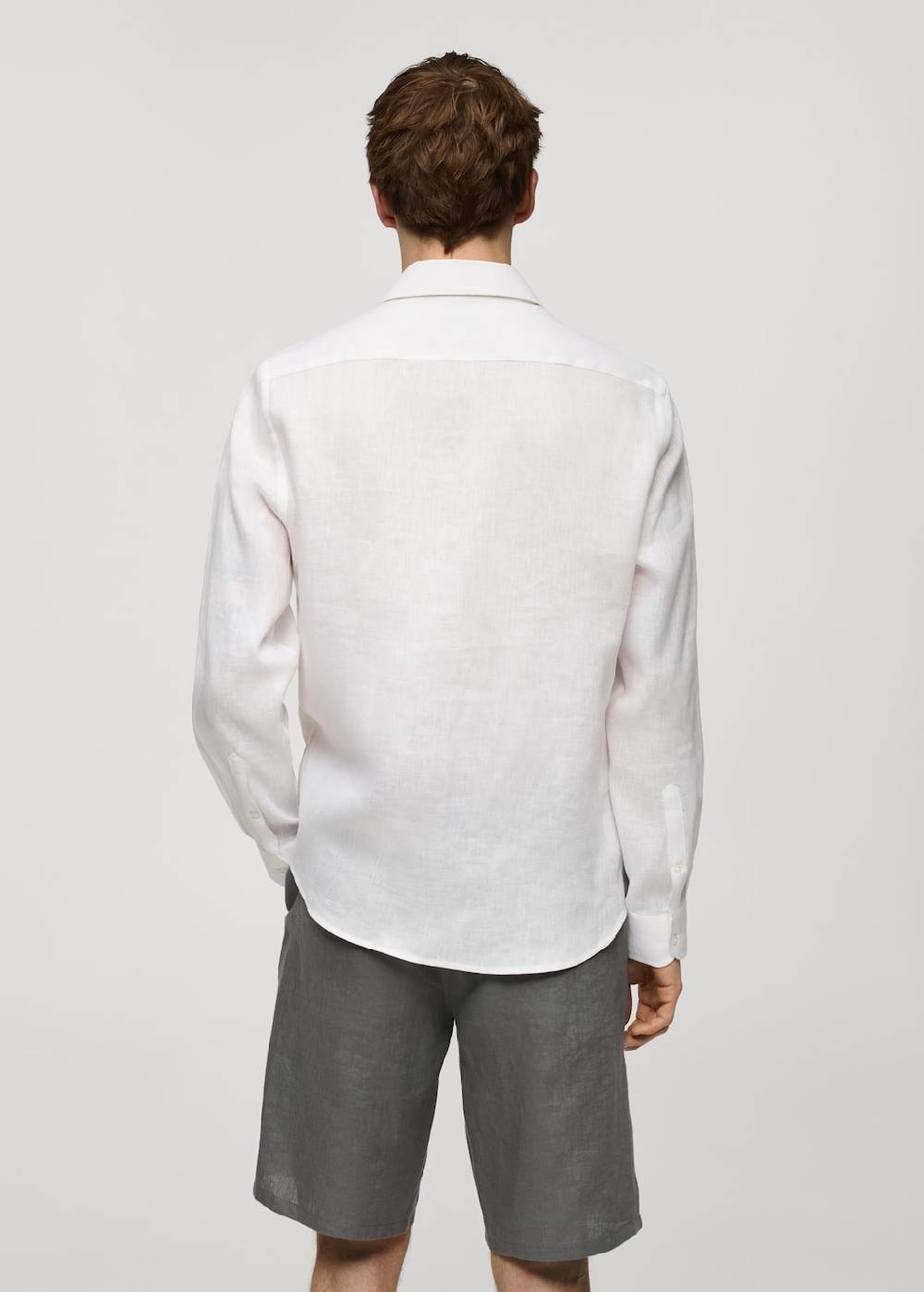 Mango Regular Fit-Hemd aus 100 % Leinen Discount Store für neue Produkte