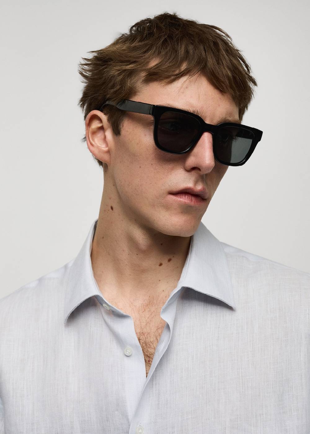 Mango Regular Fit-Hemd aus 100 % Leinen Nur noch ein Tag übrig
