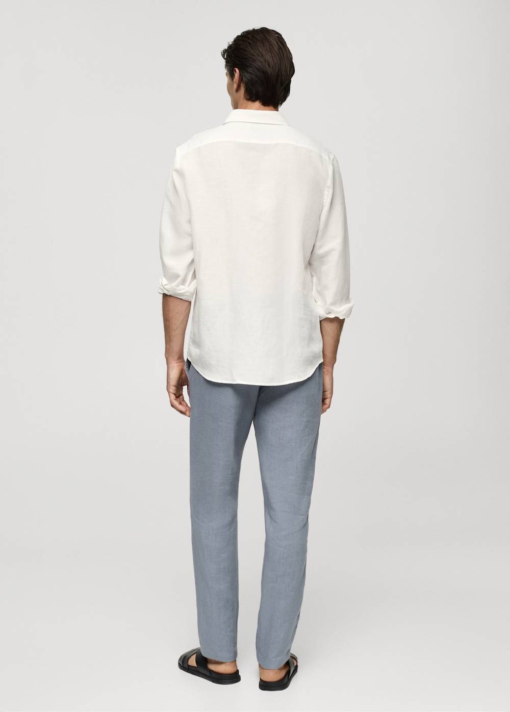 Mango Relaxed-Fit-Hemd aus Leinen mit Tencel 50% Rabatt mit kostenlosem Versand