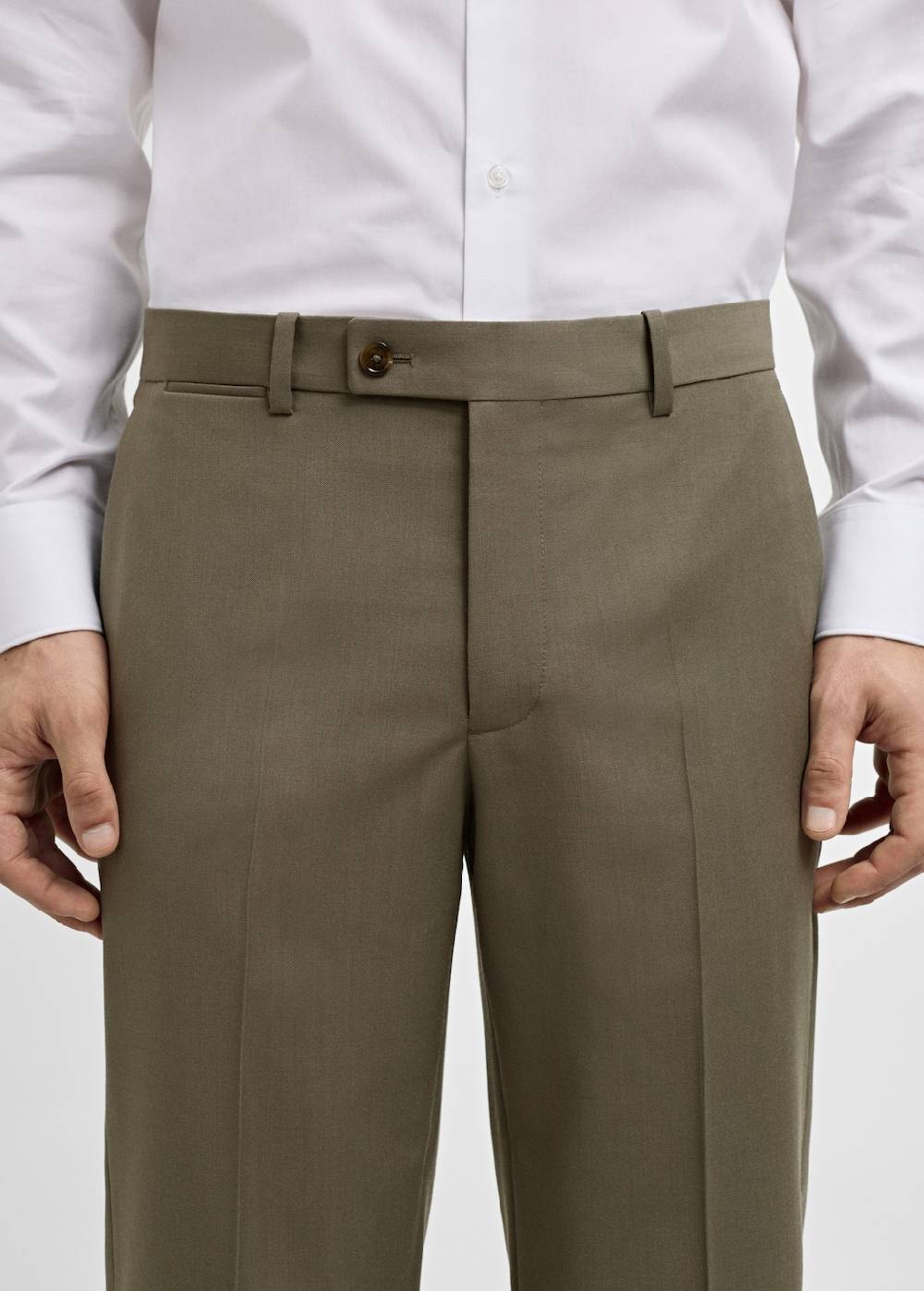 Mango Slim-Fit-Anzughose aus 100 % Schurwolle Begrenzt auf 3 Tage