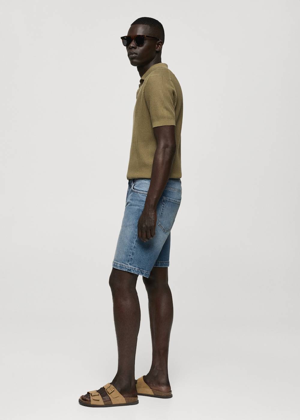 Mango Regular Fit-Bermudashorts aus Jeans 2025