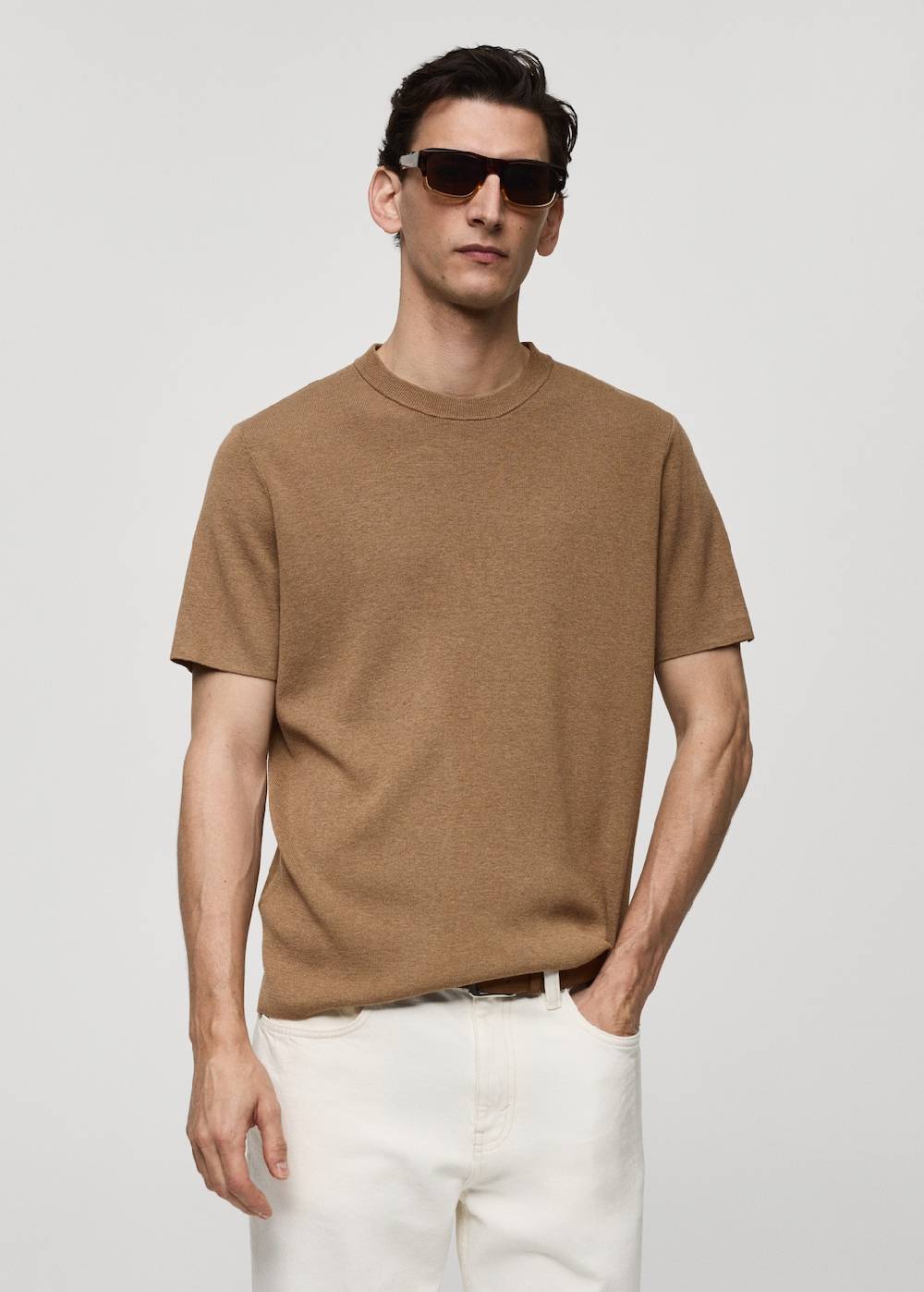 Mango Strickshirt aus Baumwolle Outlet