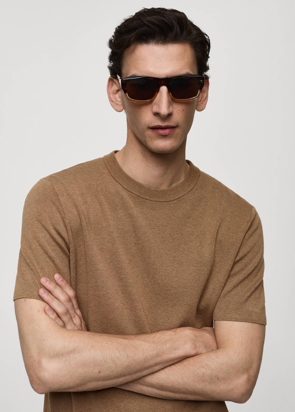 Mango Strickshirt aus Baumwolle Outlet