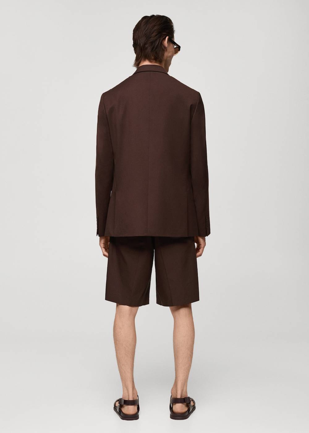 Mango Relaxed Fit-Bermudashorts mit Abnähern Verkauf