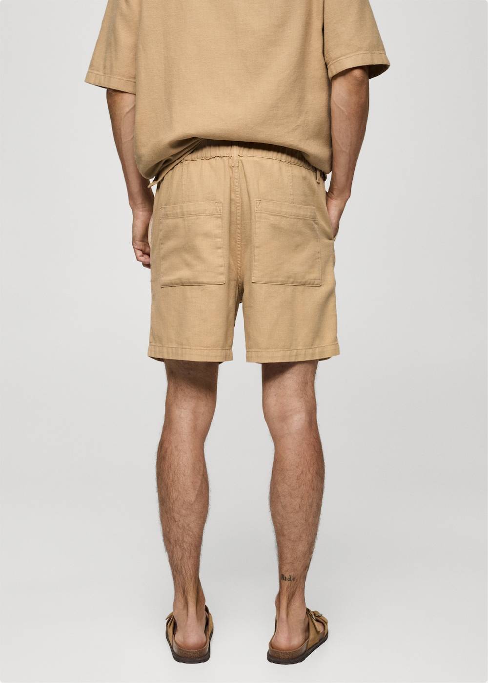 Mango Baumwoll-Bermudashorts mit Taschen im Angebot
