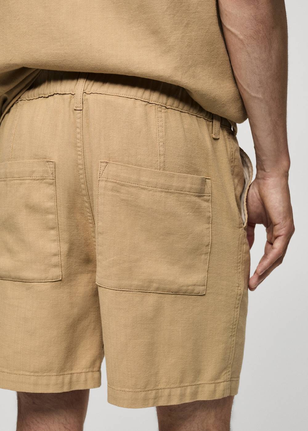 Mango Baumwoll-Bermudashorts mit Taschen im Angebot
