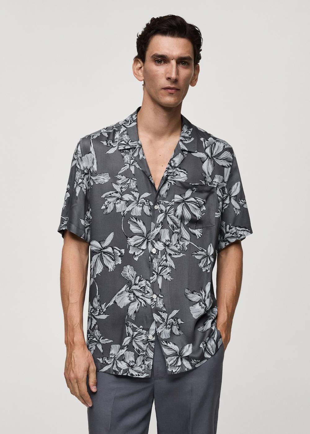 Mango Regular Fit-Hemd mit Hawaiiprint Limitierter Zeitrabatt