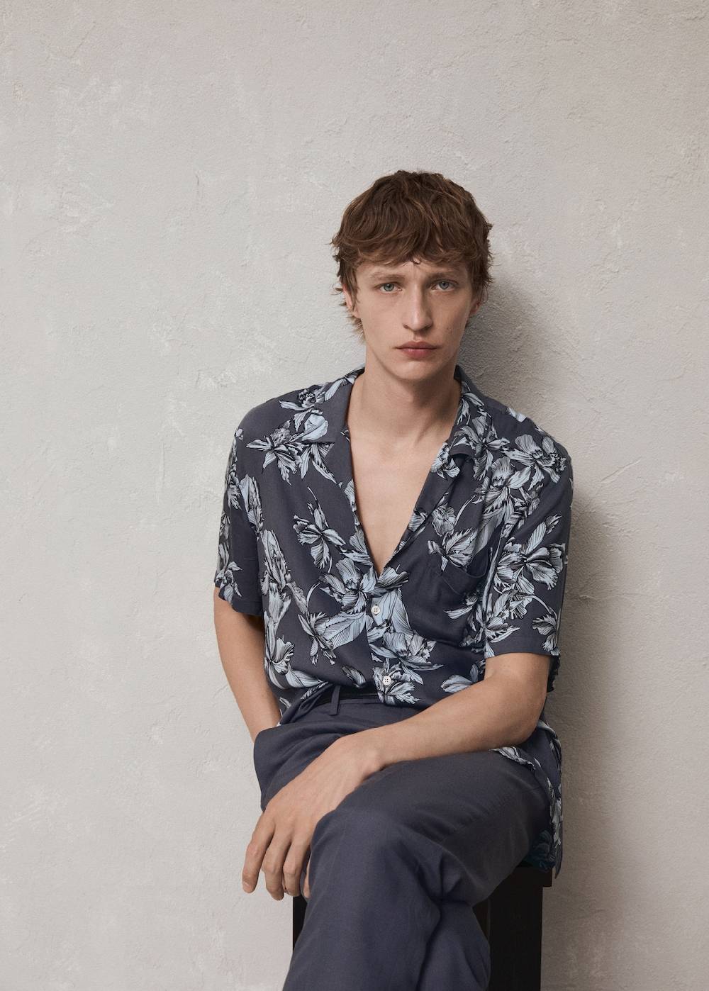 Mango Regular Fit-Hemd mit Hawaiiprint Limitierter Zeitrabatt