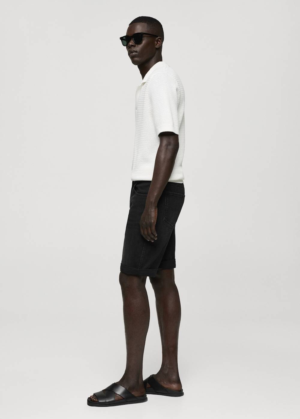 Mango Slim Fit-Jeans-Bermudashorts Fabrik Onlineshop