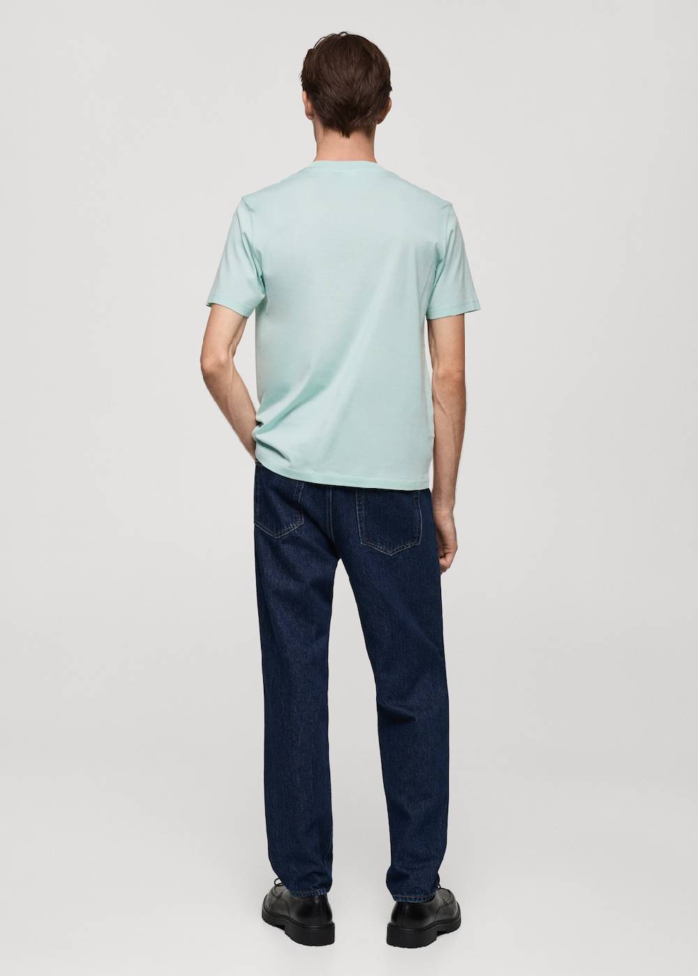 Mango Slim-Fit-T-Shirt aus 100 % Baumwolle Rabatt