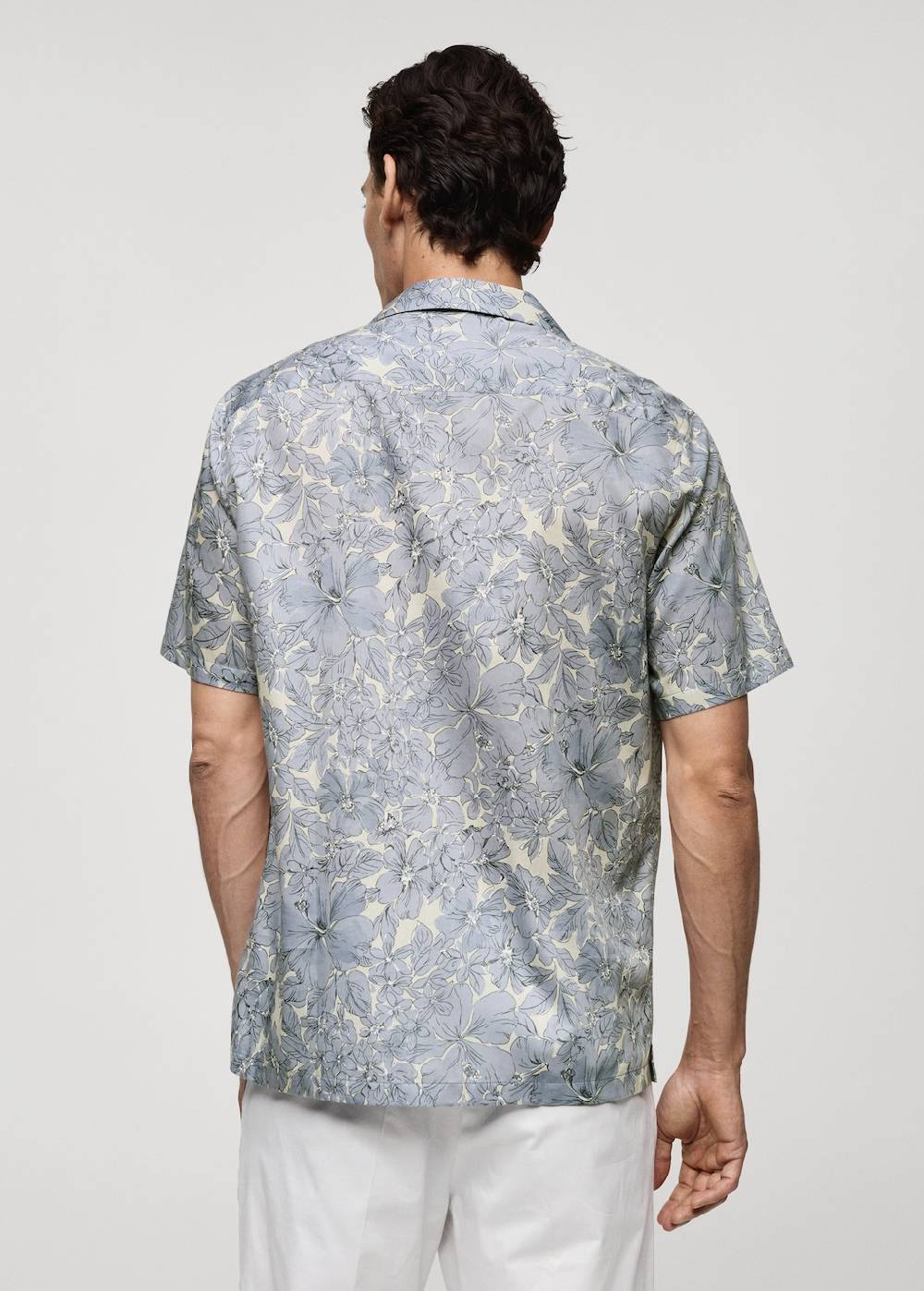 Mango Hemd aus 100 % Baumwolle mit Blumenprint Versandkostenfrei