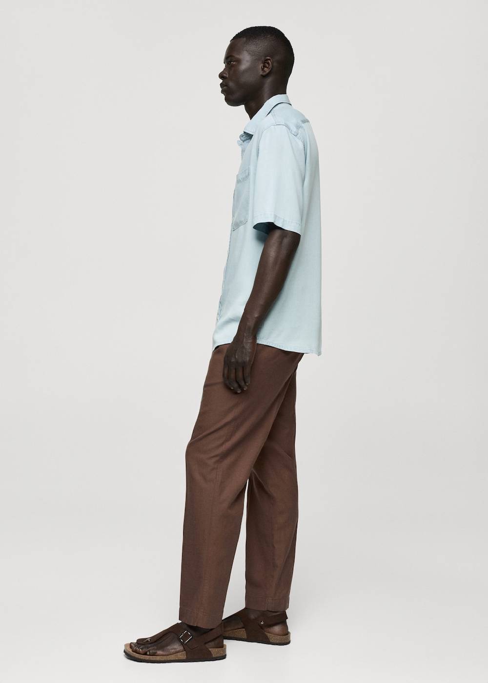 Mango Regular-Fit-Hemd aus 100 % Tencel Flash Sale
