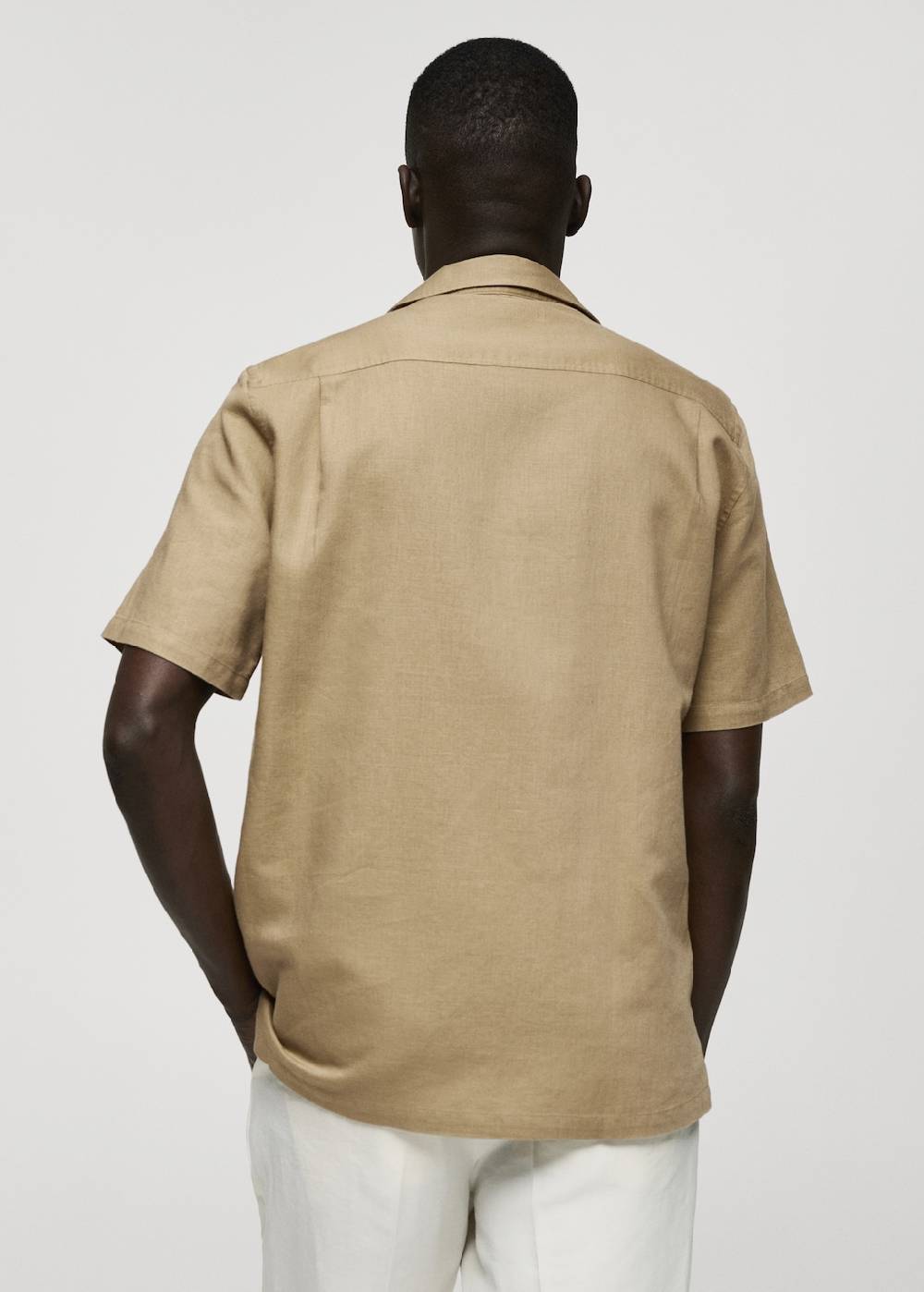 Mango Regular Fit-Hemd aus Leinen mit Baumwolle Begrenztes Angebot