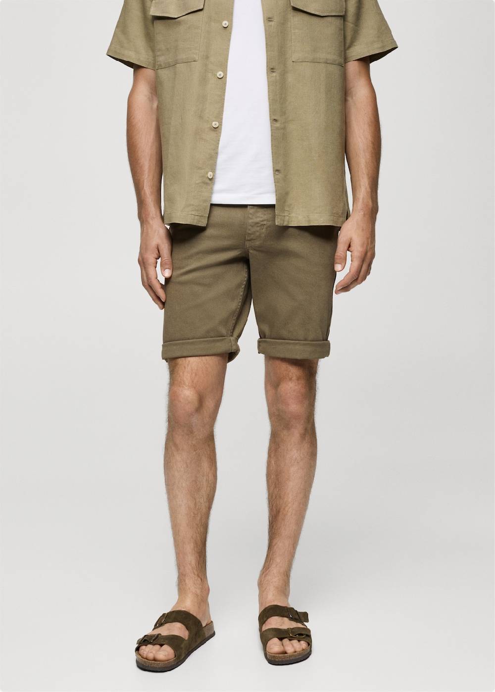 Mango Slim Fit-Jeans-Bermudashorts