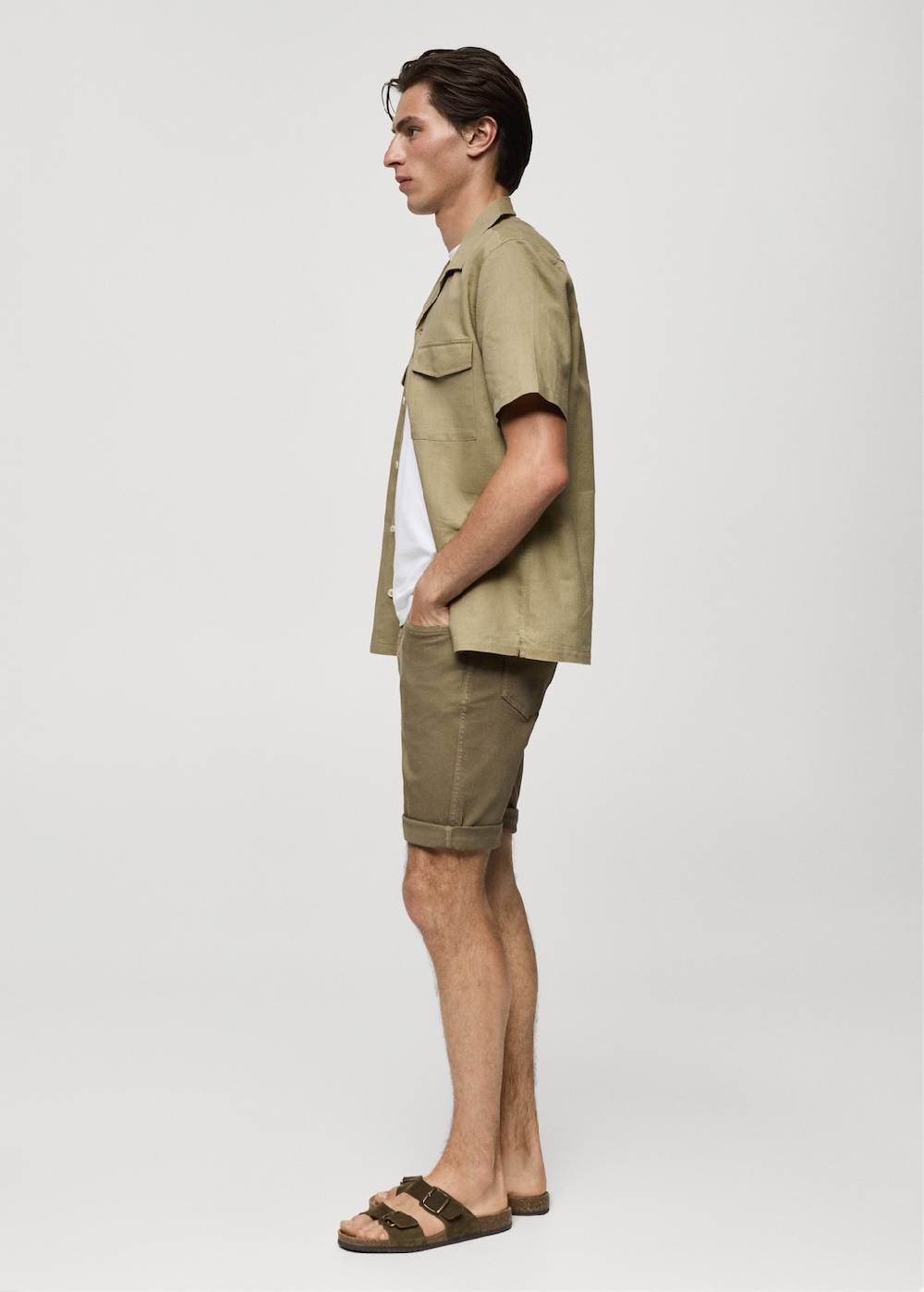 Mango Slim Fit-Jeans-Bermudashorts Preisnachlass