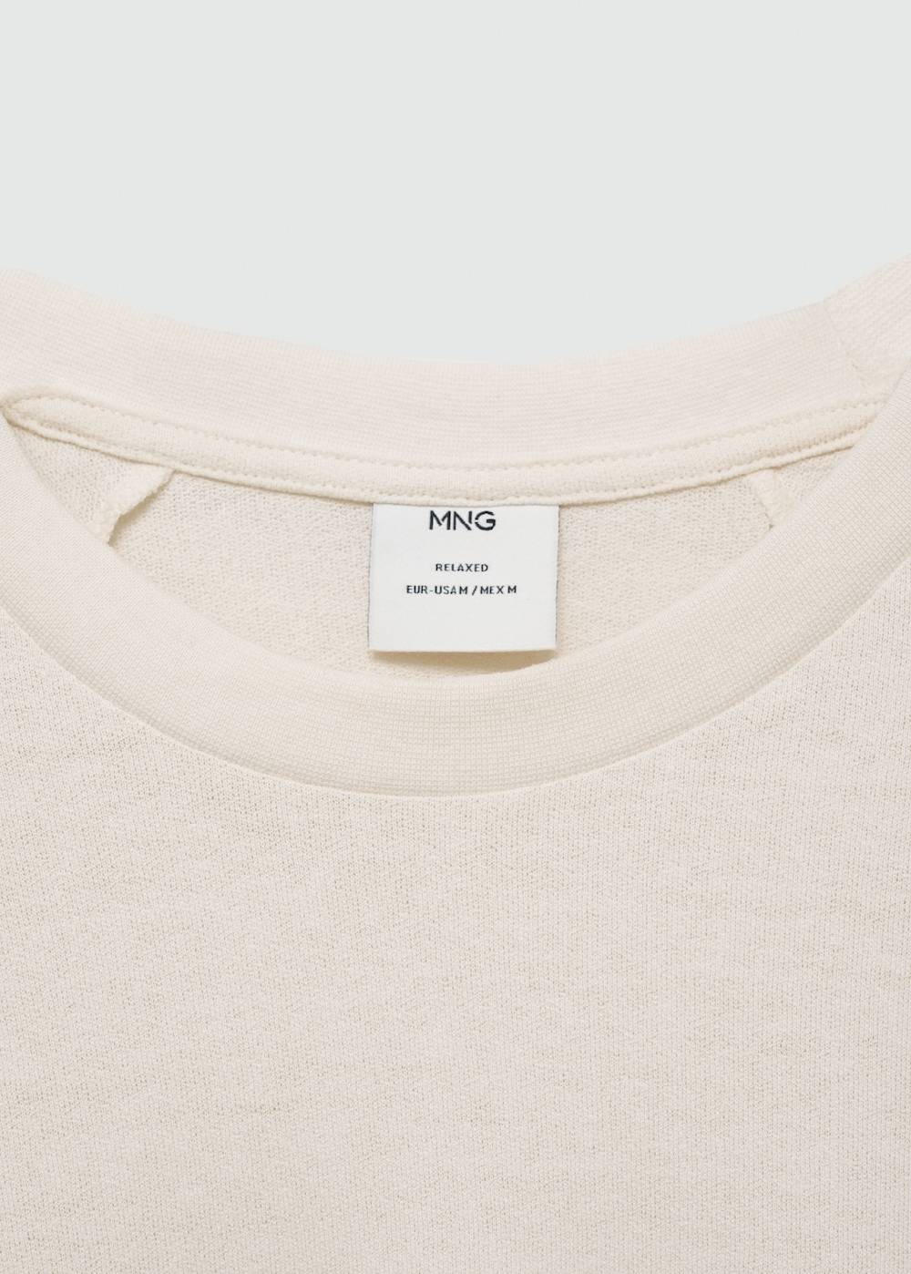 Mango Relaxed Fit-T-Shirt aus Baumwolle Black Friday