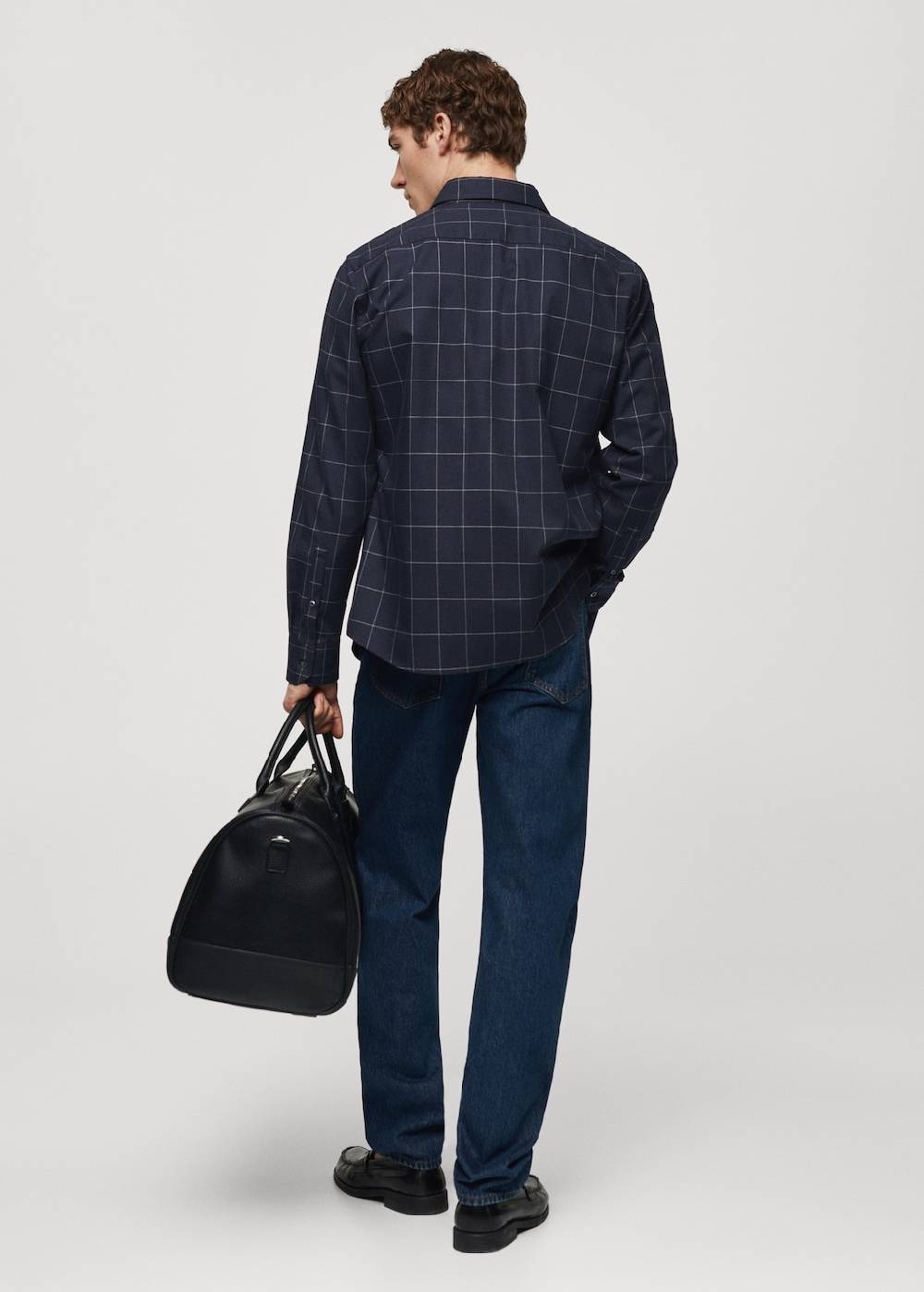 Mango Kariertes Hemd aus Flanell-Baumwolle Cyber Monday
