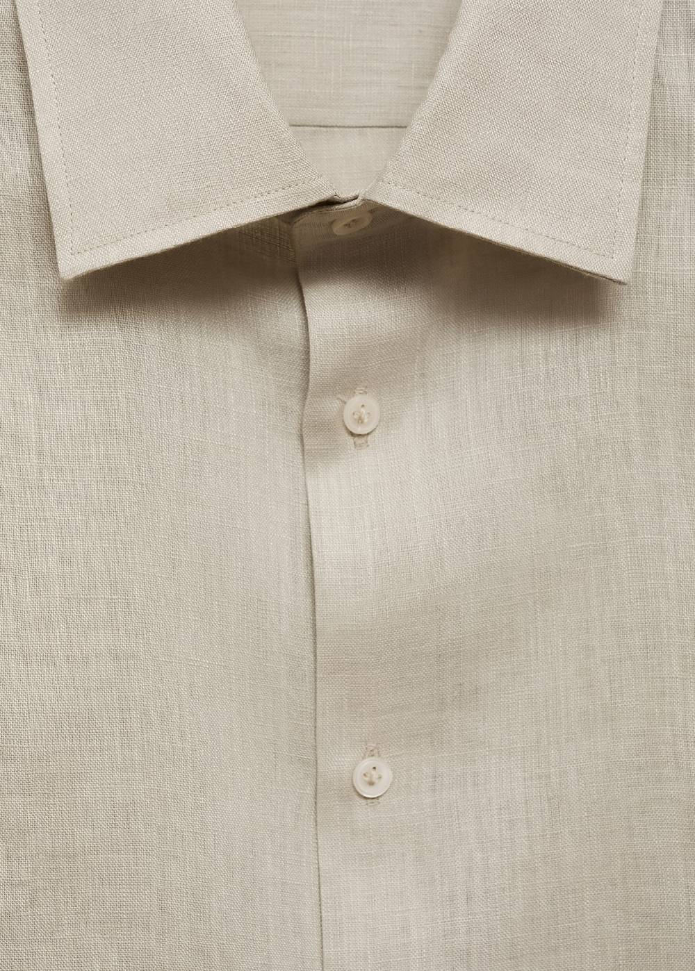 Mango Regular Fit-Hemd aus 100 % Leinen Osterangebot