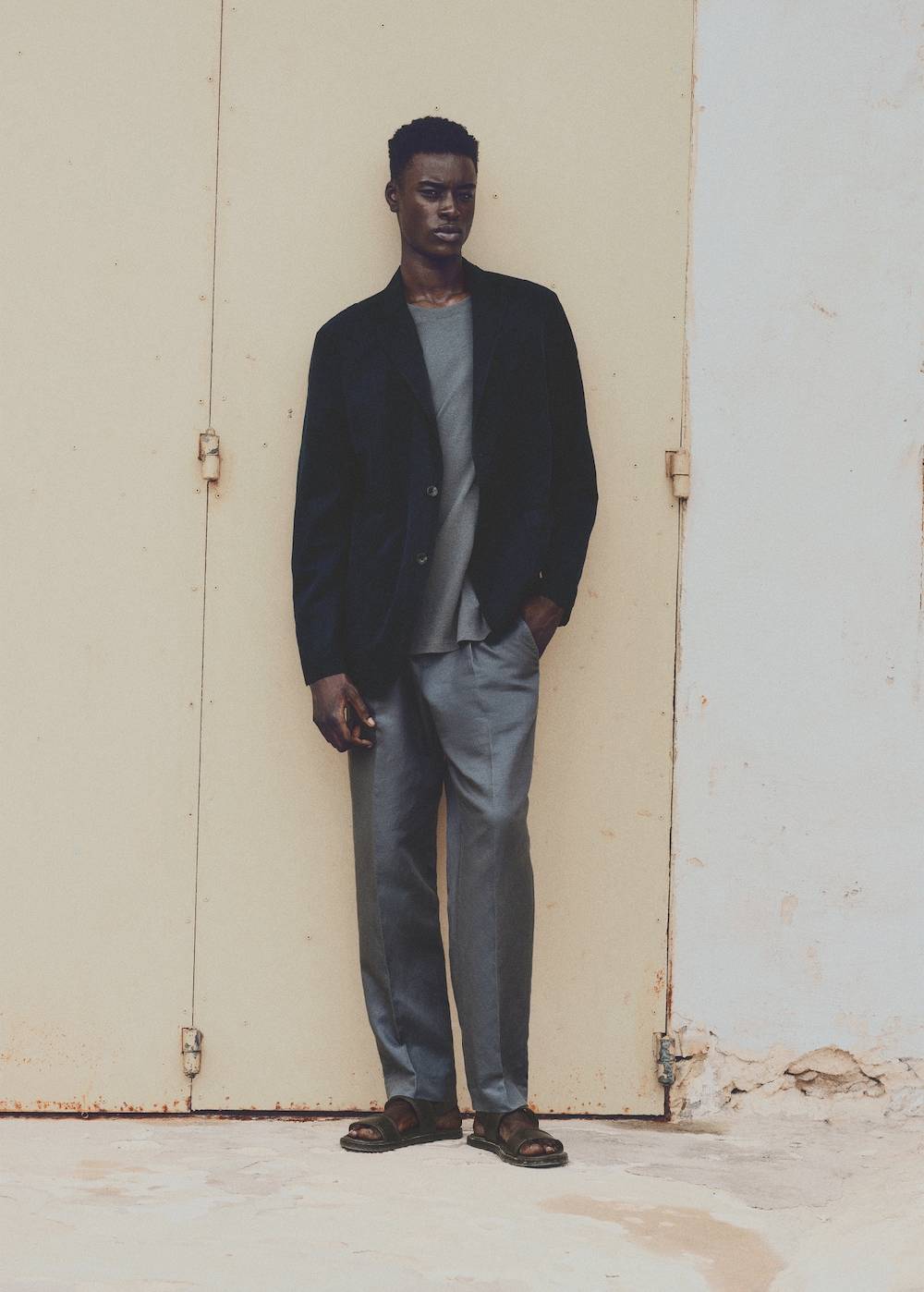 Mango Slim Fit Blazer aus Leinen mit Baumwolle Jubiläumsangebot