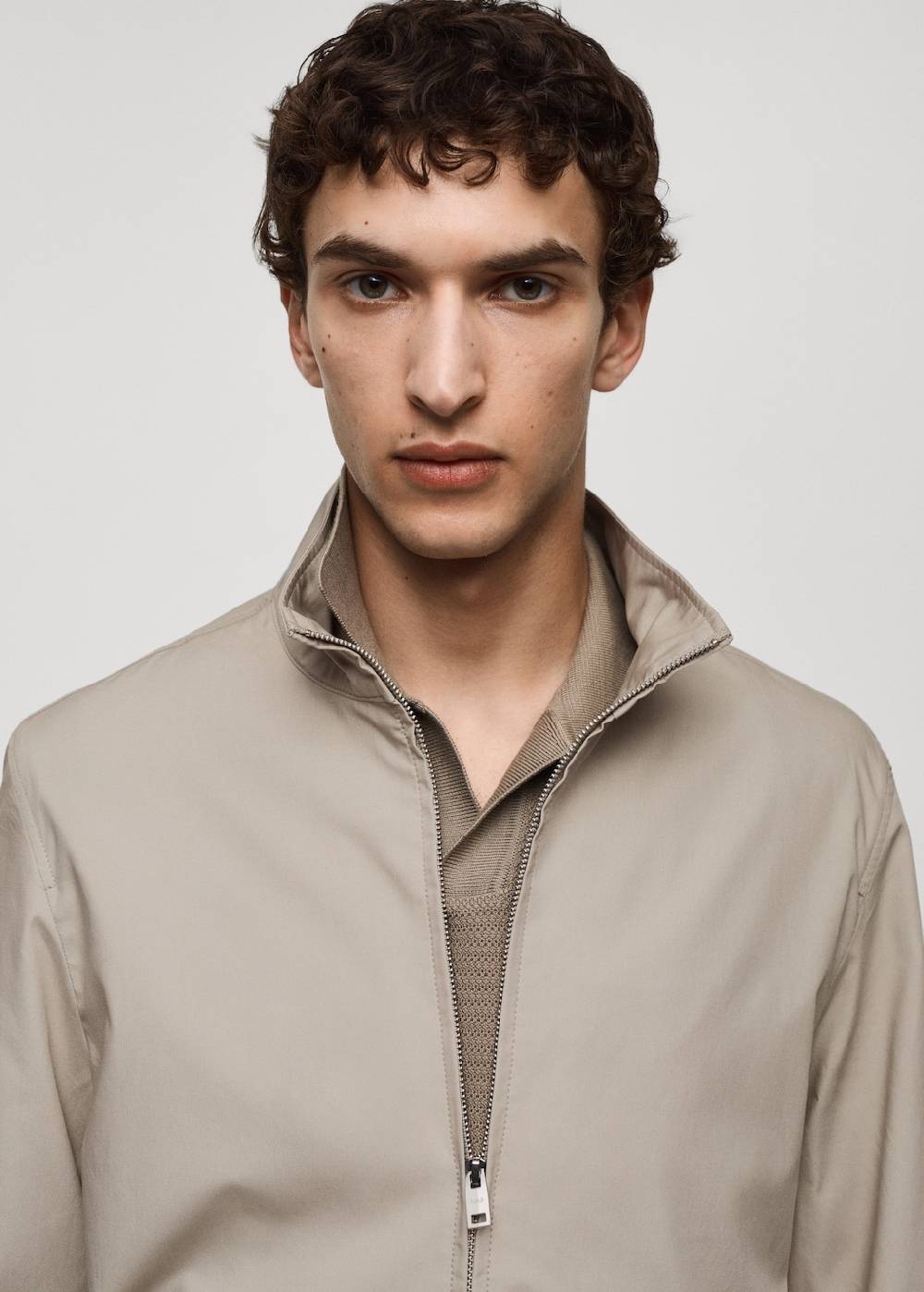 Mango Lyocell-Jacke mit Reißverschluss Zeitlich begrenztes Angebot