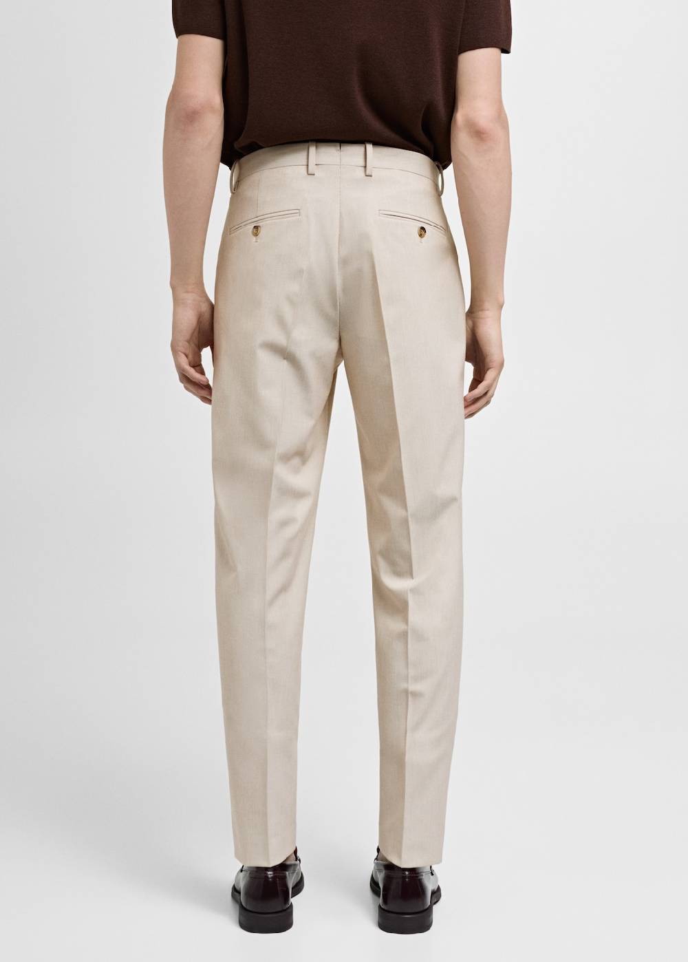 Mango Slim Fit-Anzughose aus Stretchstoff Exklusive Angebote