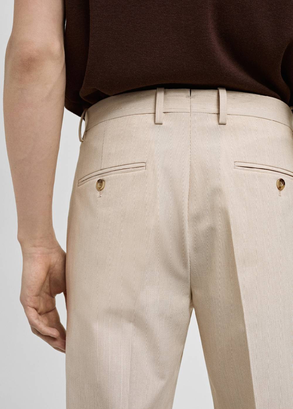 Mango Slim Fit-Anzughose aus Stretchstoff Exklusive Angebote