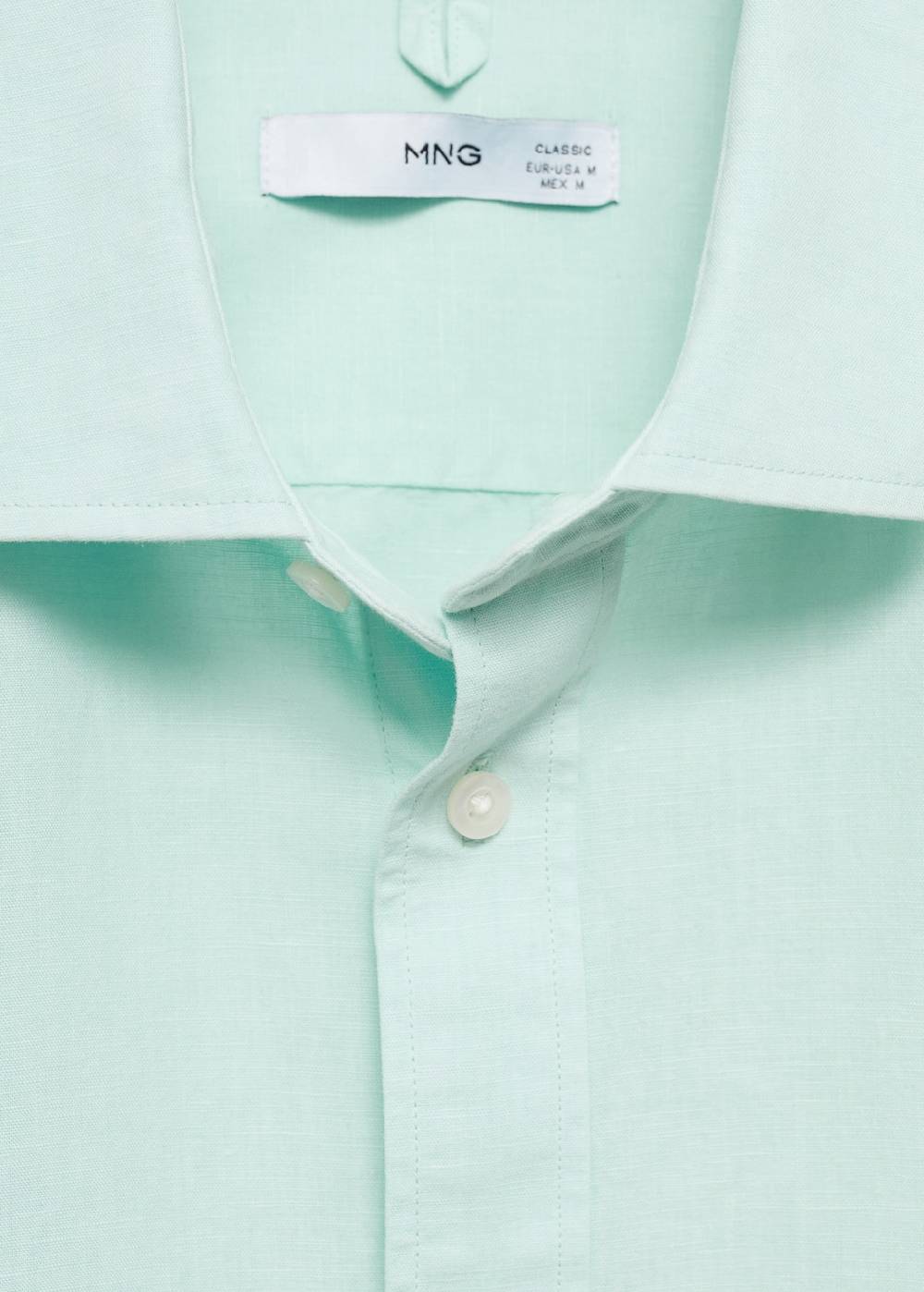 Mango Classic Fit-Leinenhemd Kauf eins, bekomm eins gratis