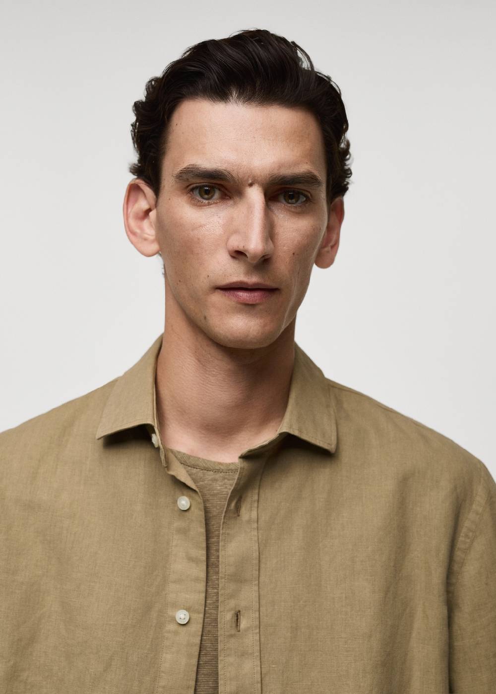 Mango Classic Fit-Leinenhemd Tägliche Deals