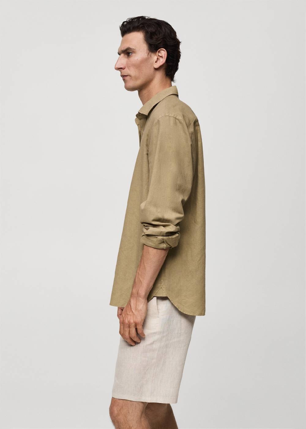 Mango Classic Fit-Leinenhemd Tägliche Deals