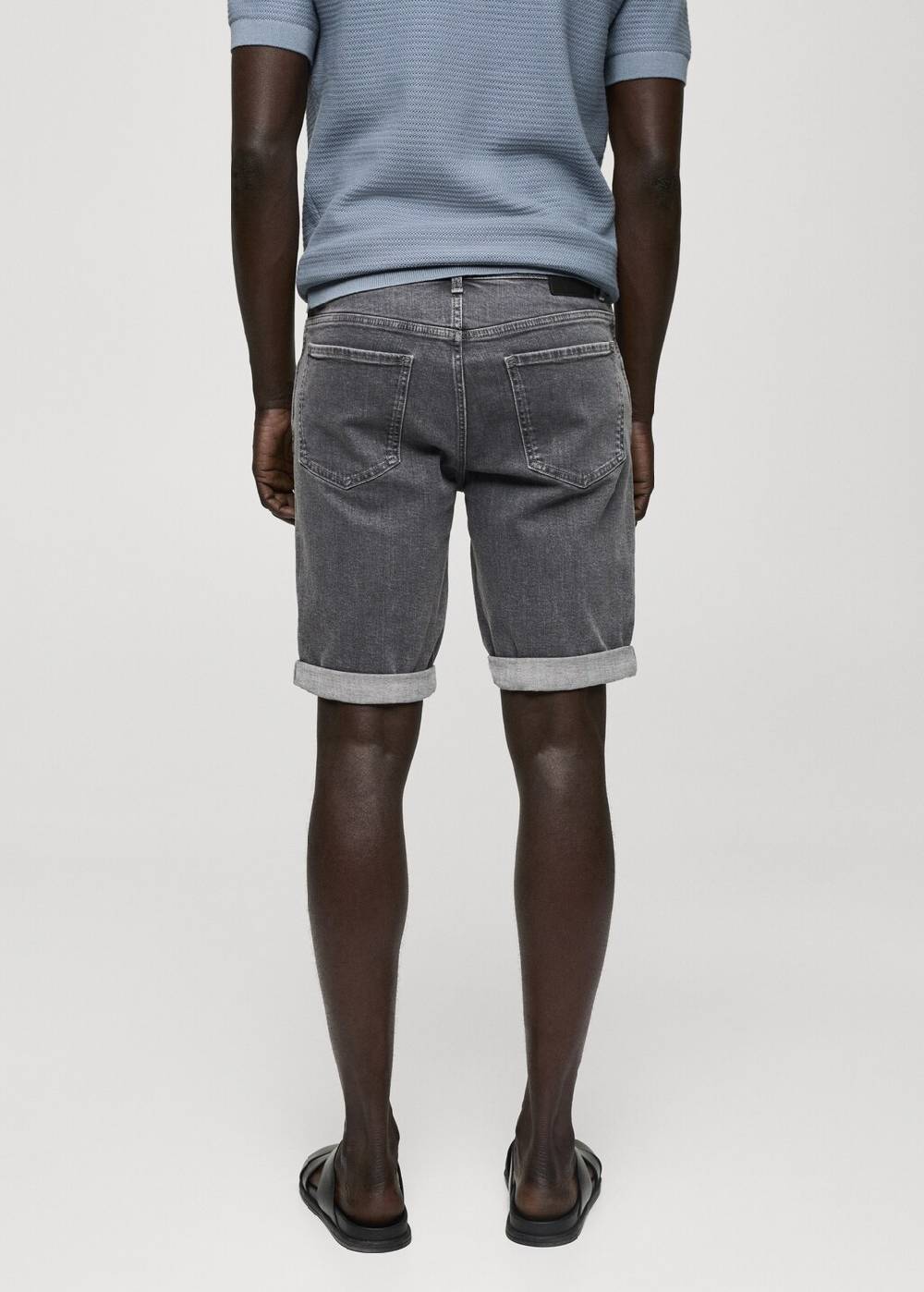 Mango Slim Fit-Jeans-Bermudashorts Letzte 3 Tage
