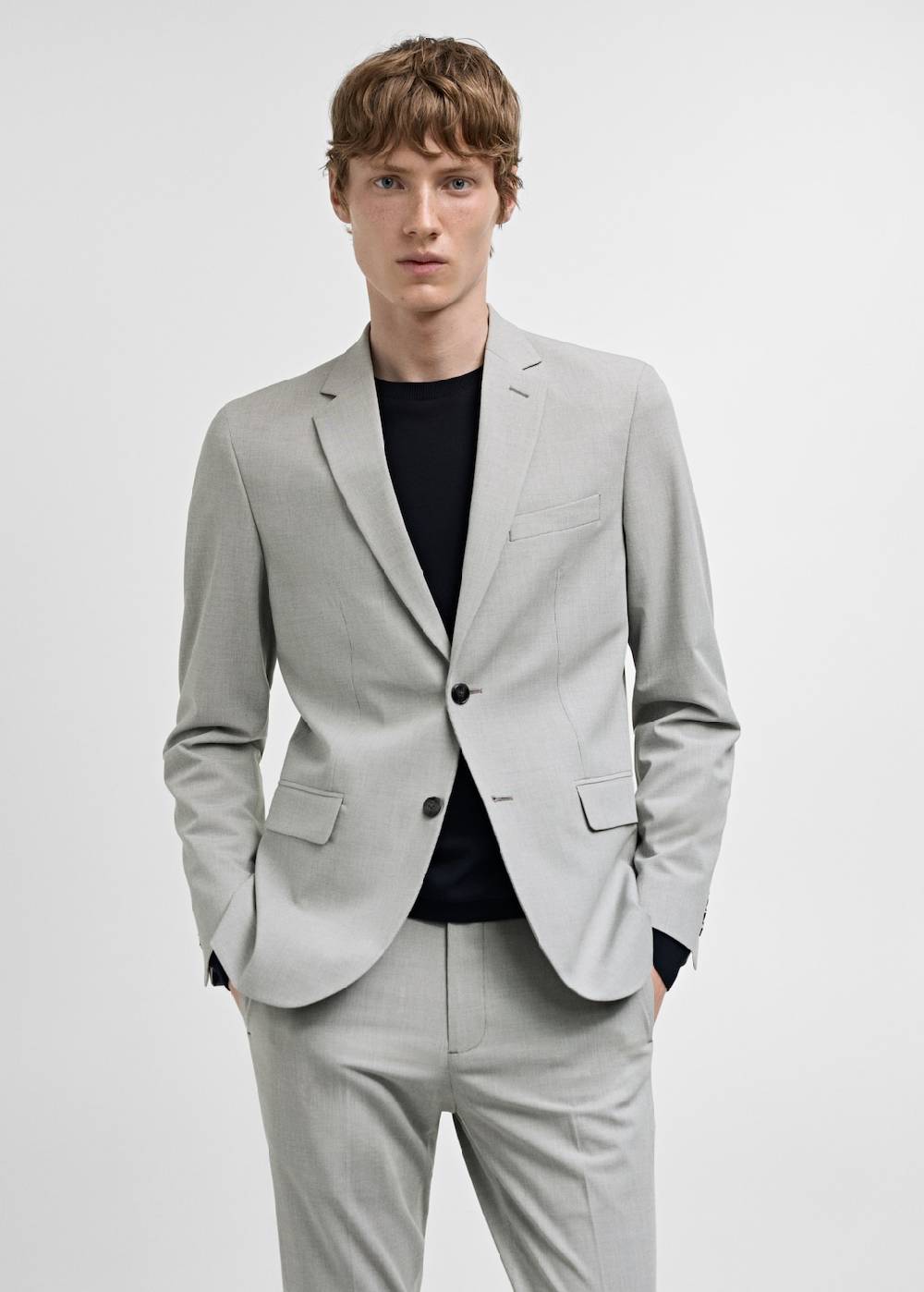 Mango Super Slim Fit-Anzugsakko aus Stretchgewebe