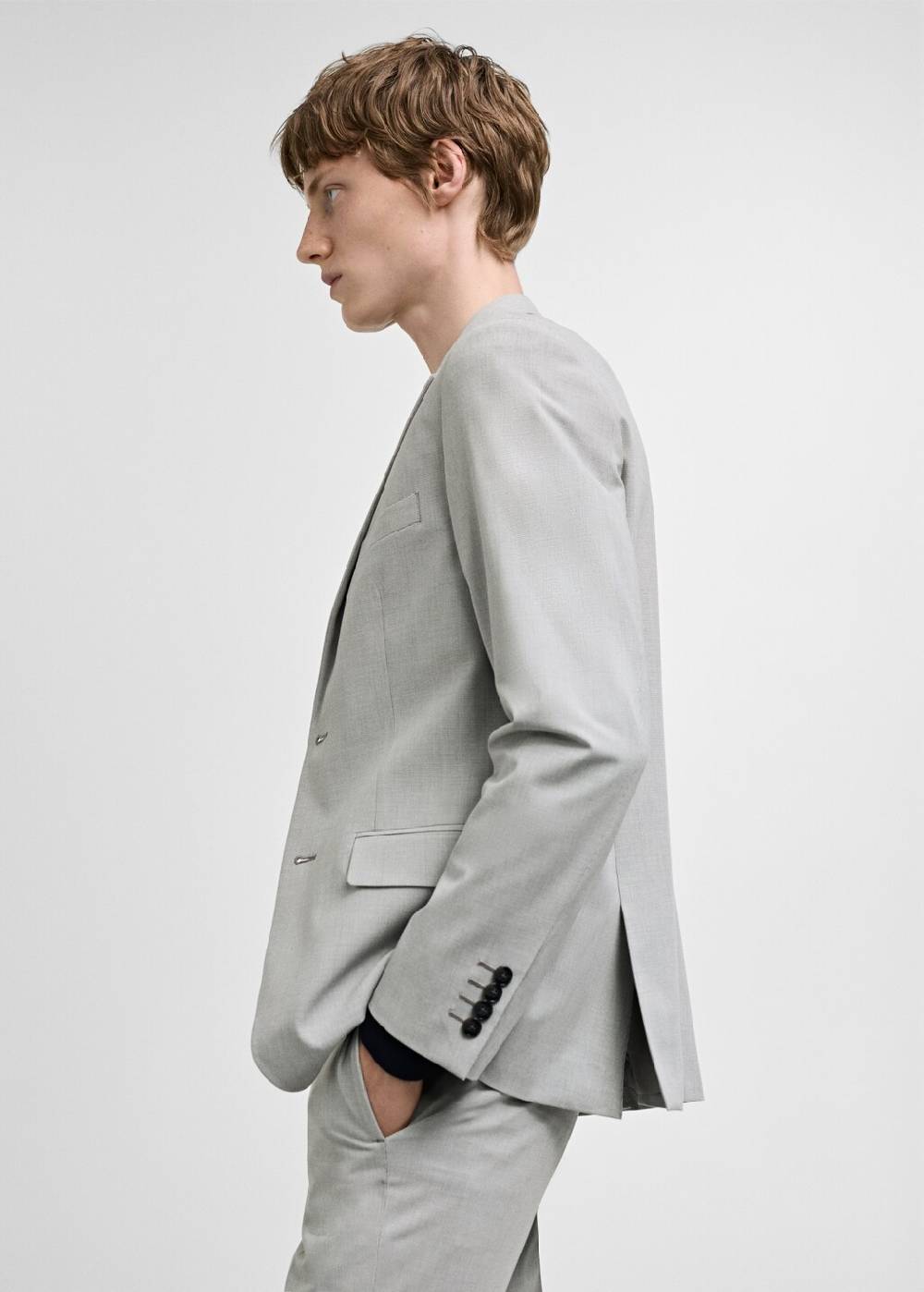 Mango Super Slim Fit-Anzugsakko aus Stretchgewebe Neueste Stile