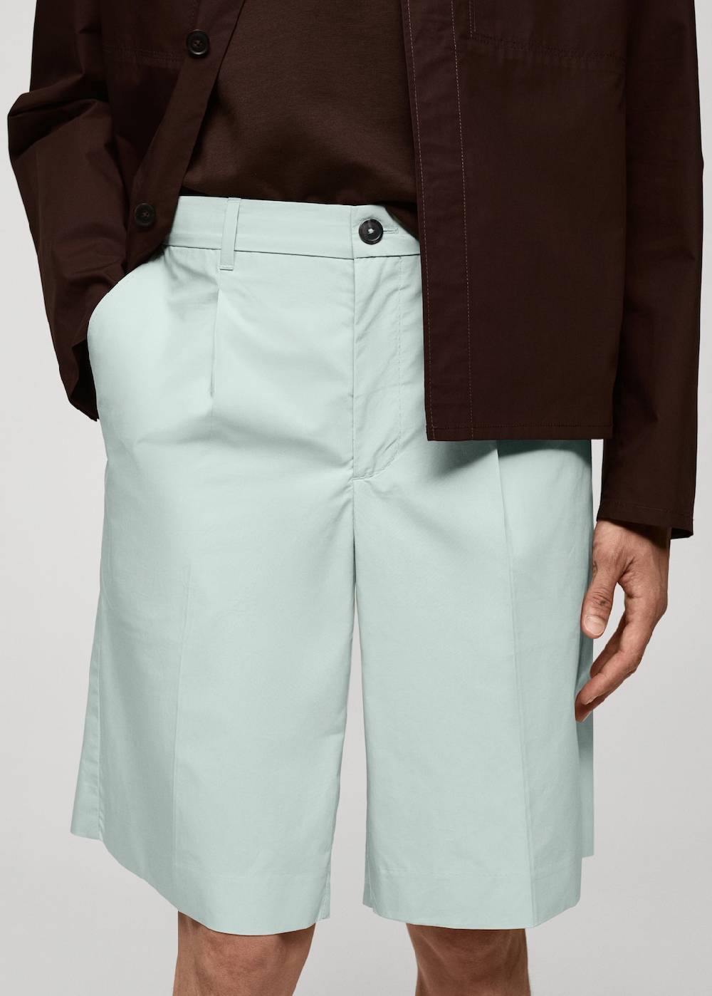 Mango Relaxed Fit-Bermudashorts mit Abnähern Letzte 2 Tage