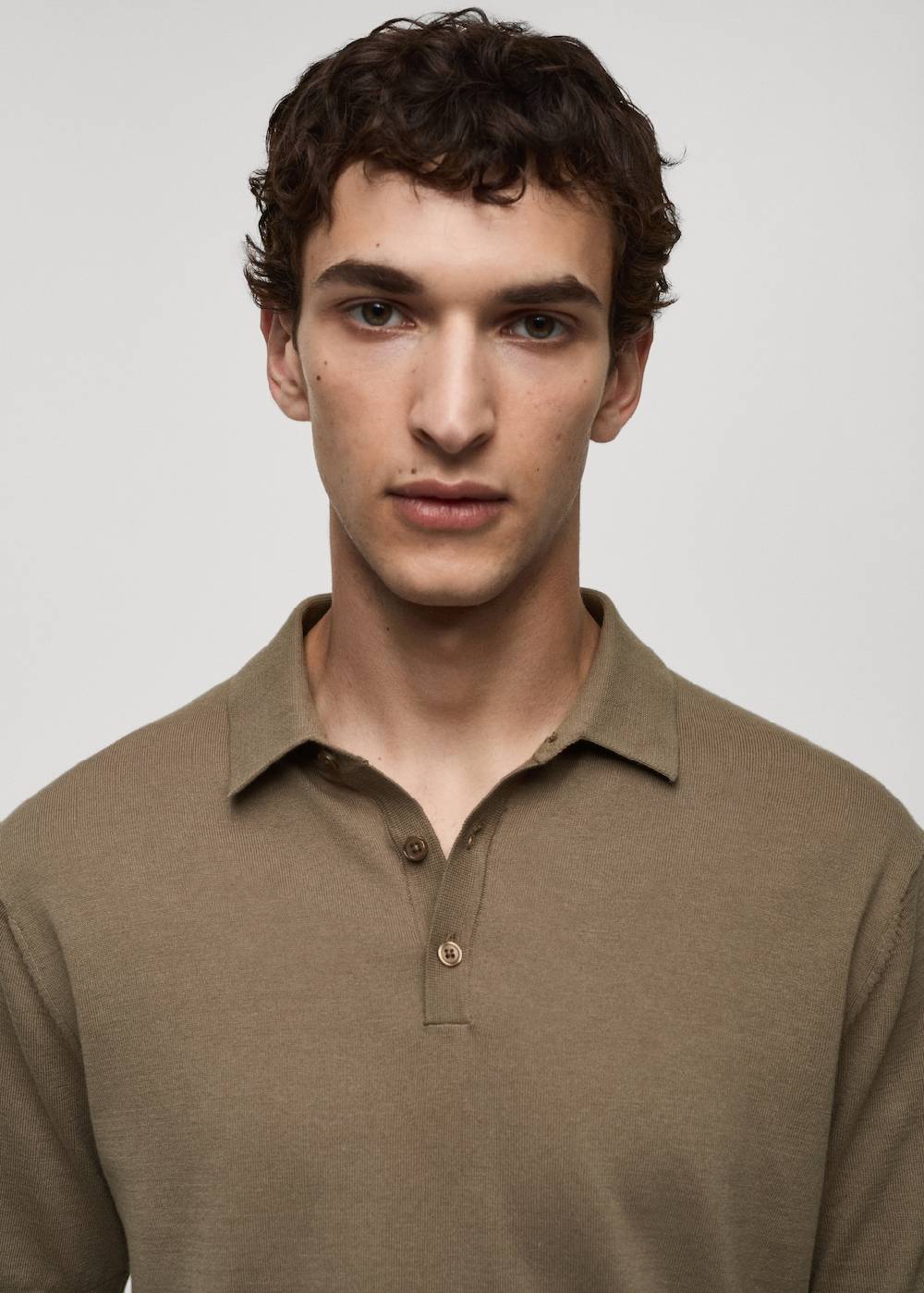 Mango Strick-Poloshirt aus 100 % Baumwolle Bis zu 60% Rabatt