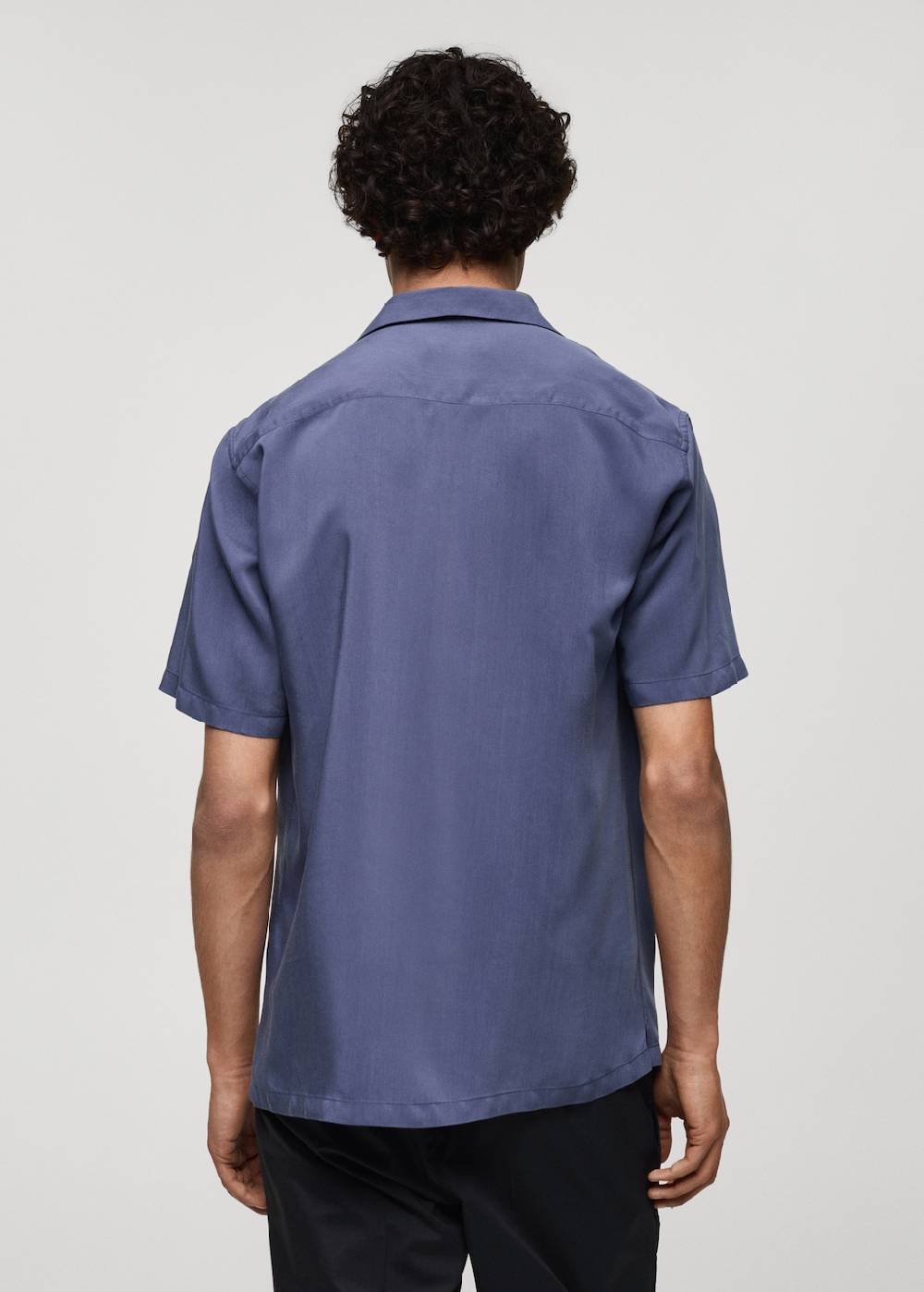 Mango Regular-Fit-Hemd aus 100 % Tencel Sonderangebot der Fabrik