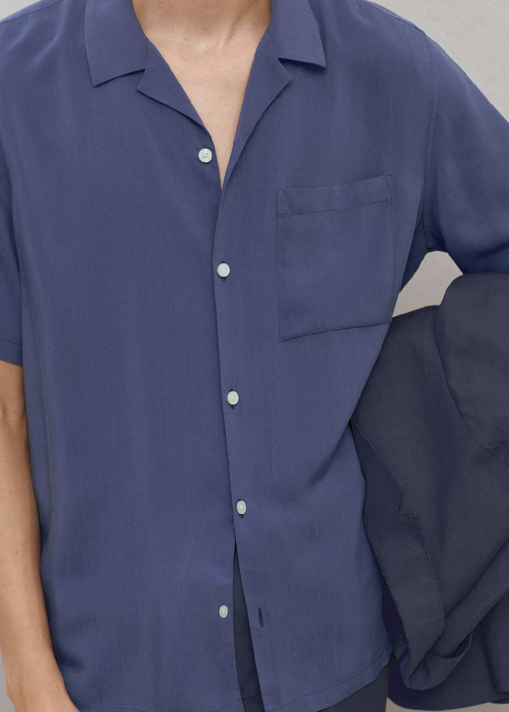 Mango Regular-Fit-Hemd aus 100 % Tencel Sonderangebot der Fabrik
