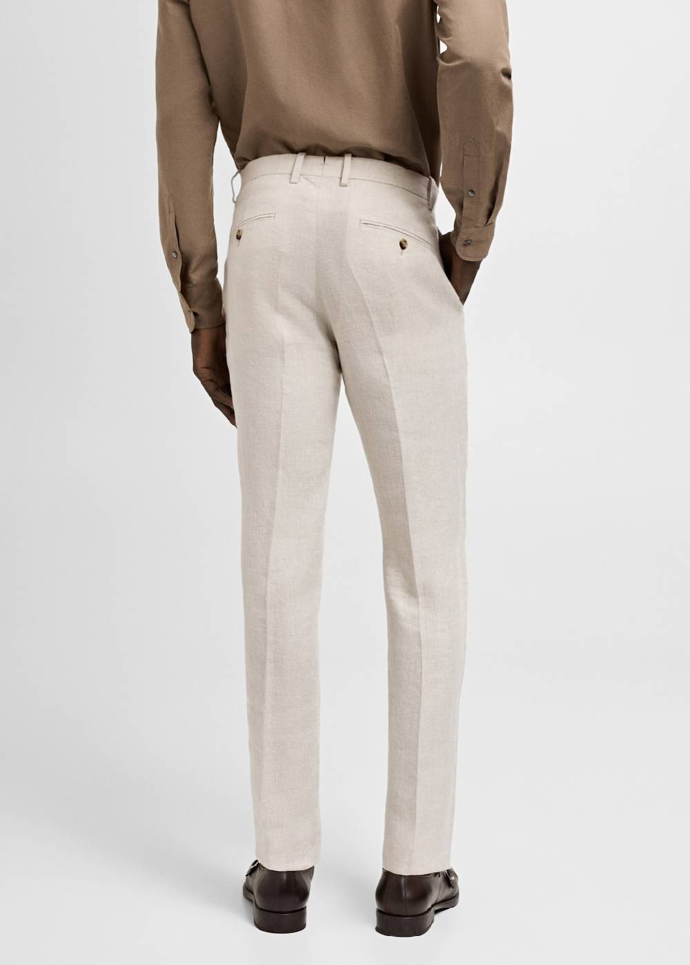 Mango Slim-Fit-Anzughose aus 100 % Leinen Clearance-Verkauf