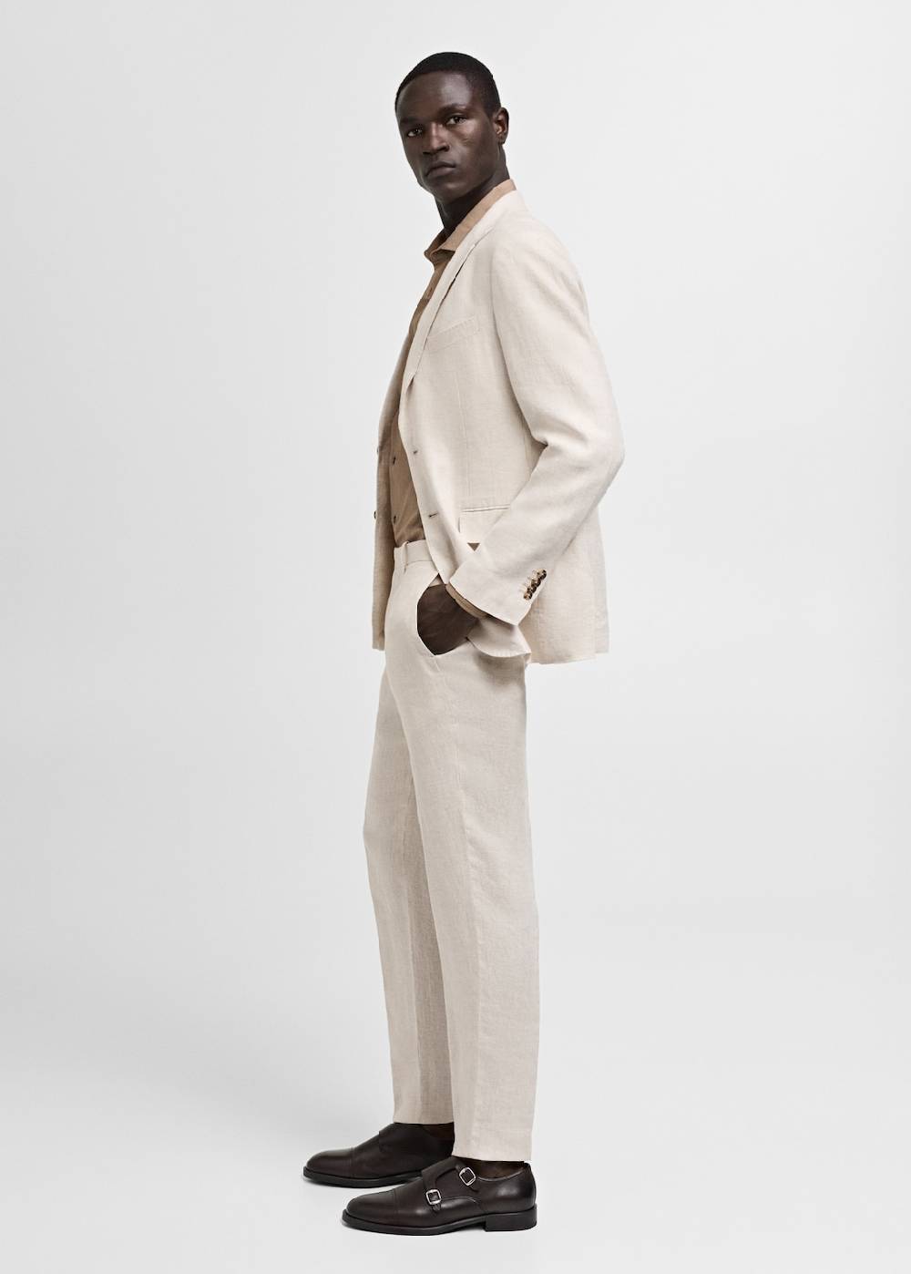 Mango Slim-Fit-Anzughose aus 100 % Leinen Clearance-Verkauf