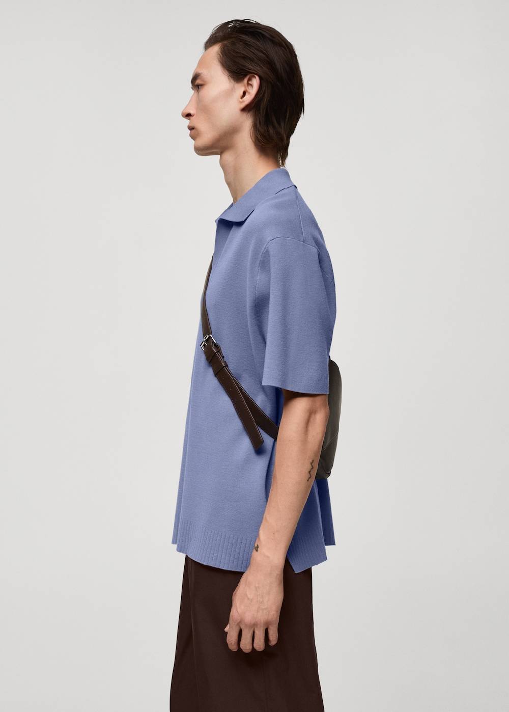 Mango Relaxed-Fit-Strickpoloshirt Fabrikladen