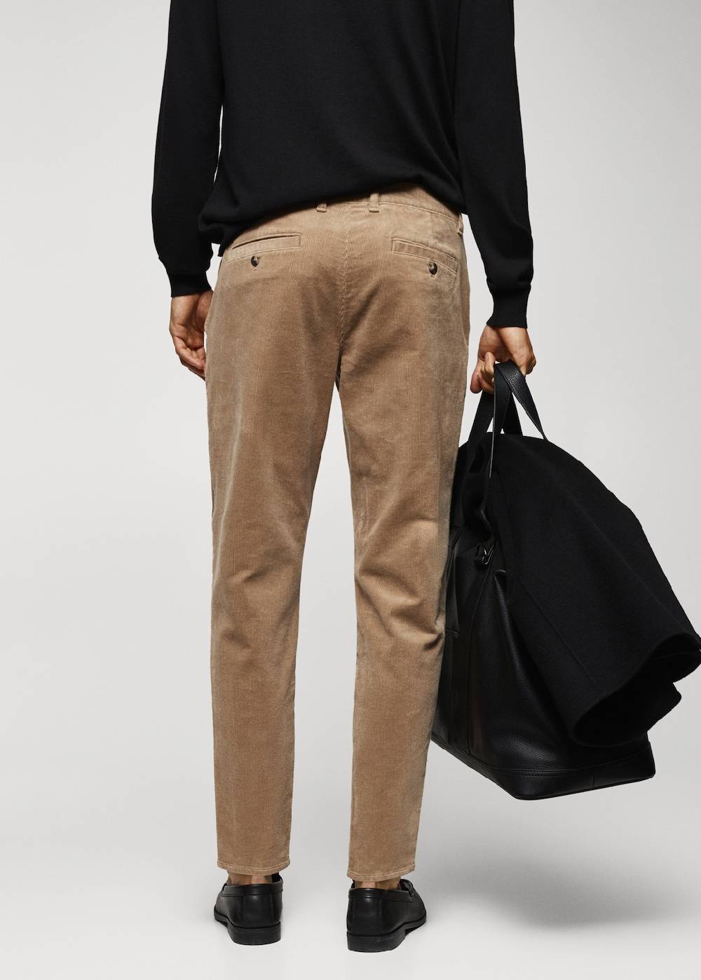 Mango Slim Fit-Cordhose mit Kordel Im Verkauf