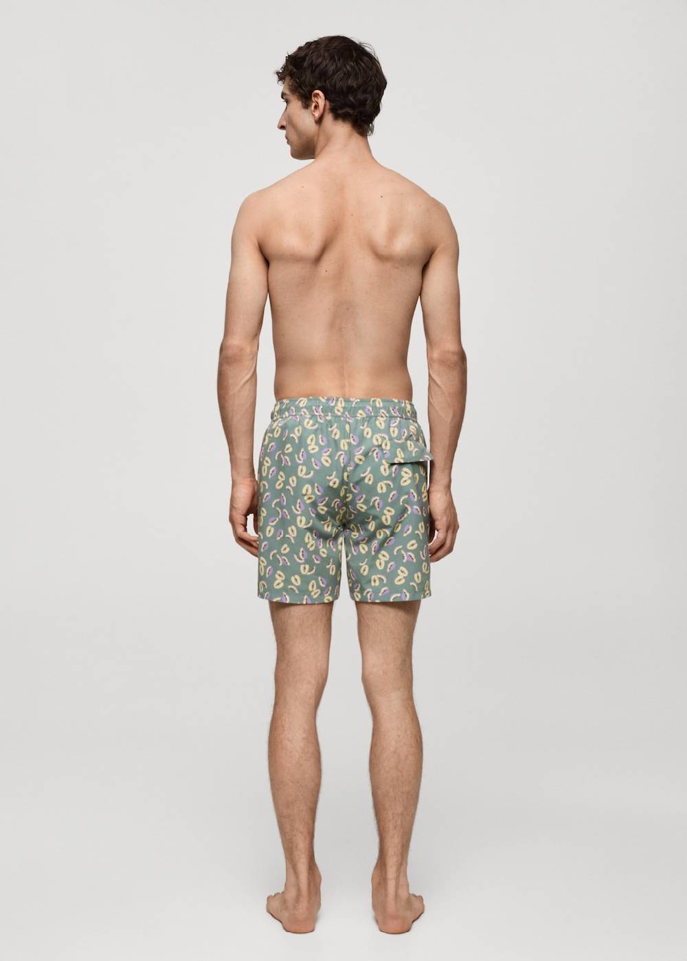 Mango Badeshorts mit Papaya-Print zollfrei