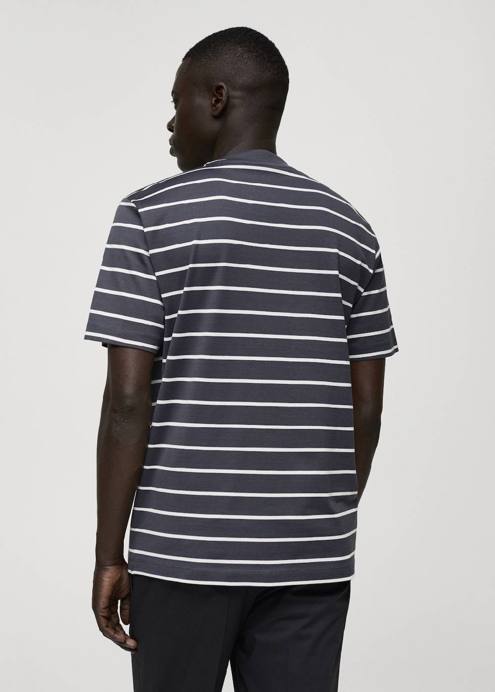 Mango Gestreiftes Baumwoll-Shirt 50% Rabatt für begrenzte Zeit