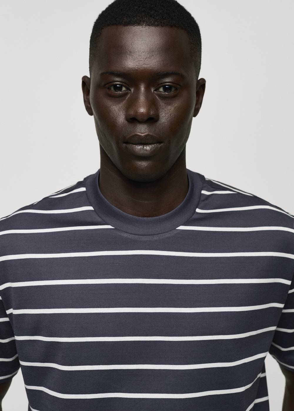 Mango Gestreiftes Baumwoll-Shirt 50% Rabatt für begrenzte Zeit