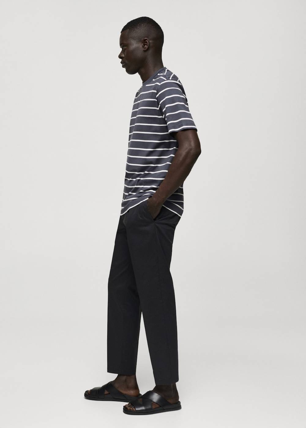 Mango Gestreiftes Baumwoll-Shirt 50% Rabatt für begrenzte Zeit
