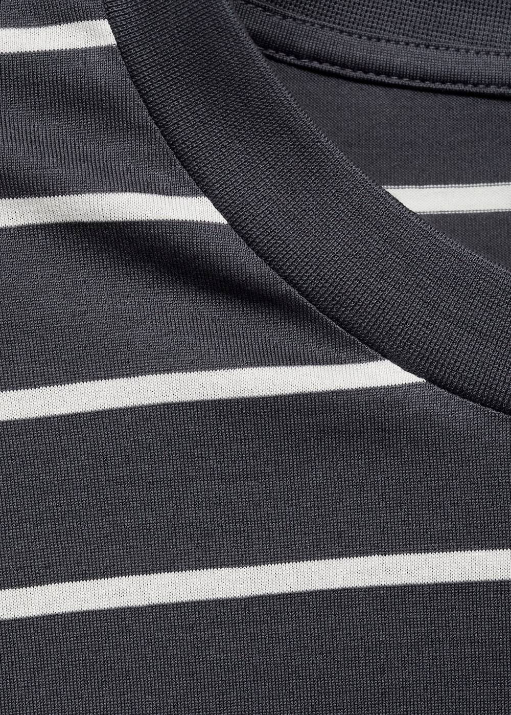 Mango Gestreiftes Baumwoll-Shirt 50% Rabatt für begrenzte Zeit