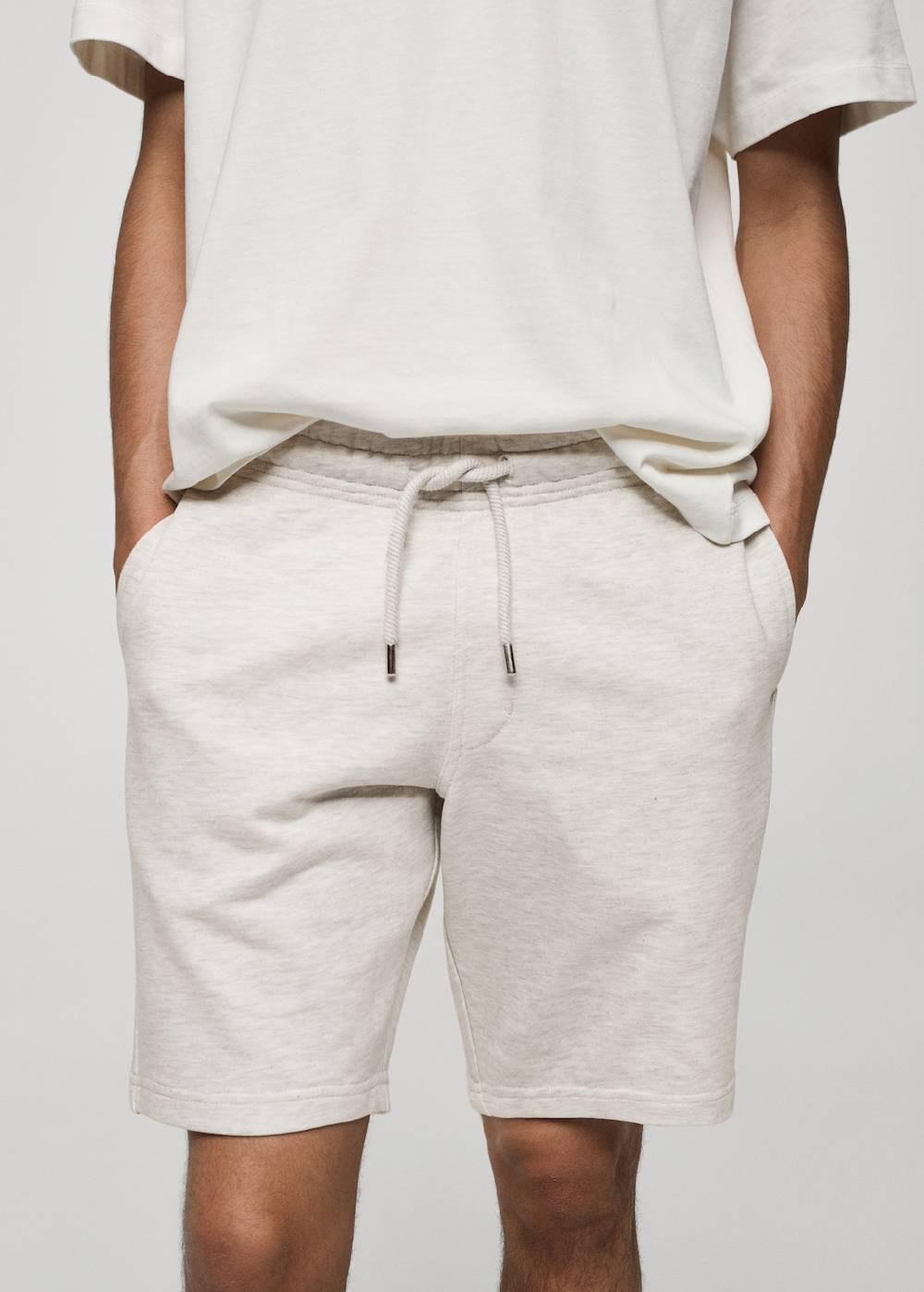 Mango Bermudashorts im Jogger-Stil aus Baumwolle Online