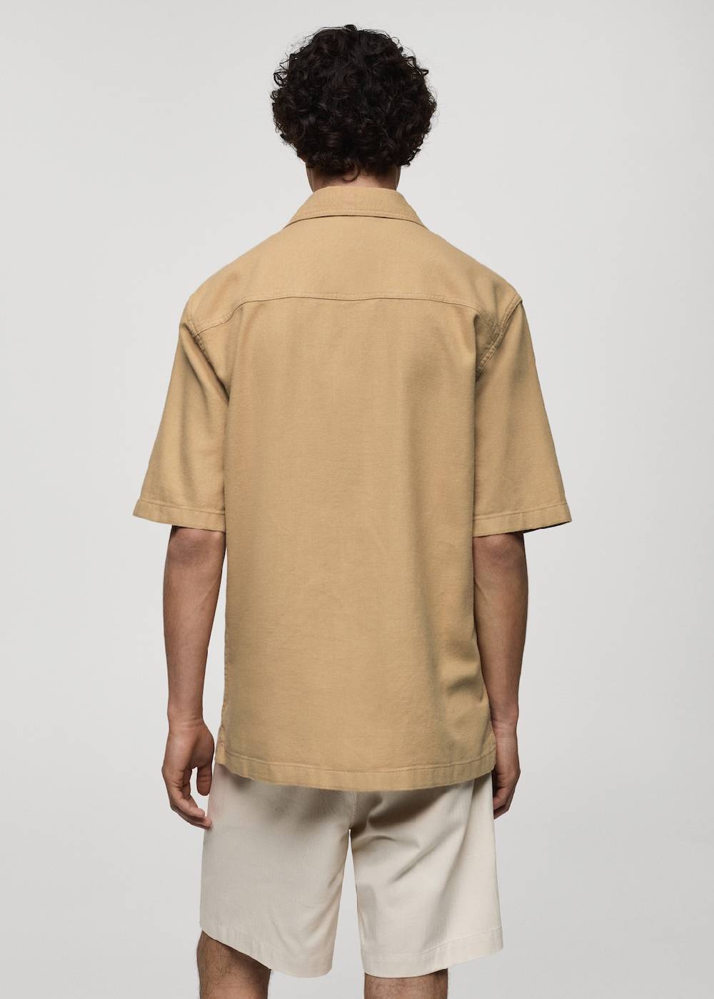 Mango Relaxed Fit-Hemd aus Baumwolle mit Tasche Outlet