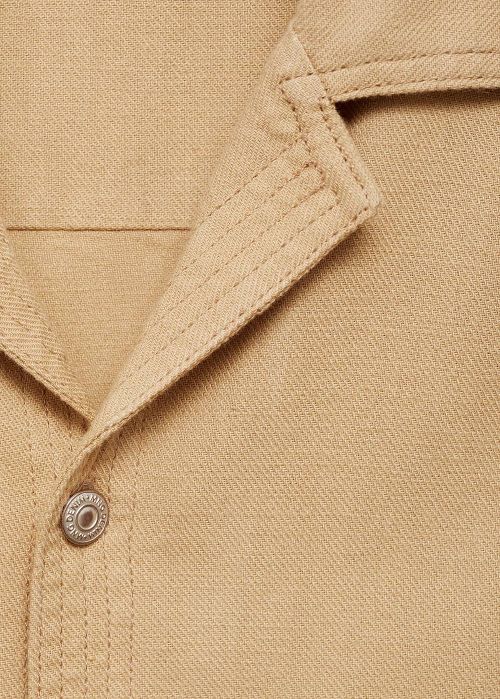 Mango Relaxed Fit-Hemd aus Baumwolle mit Tasche Auslauf