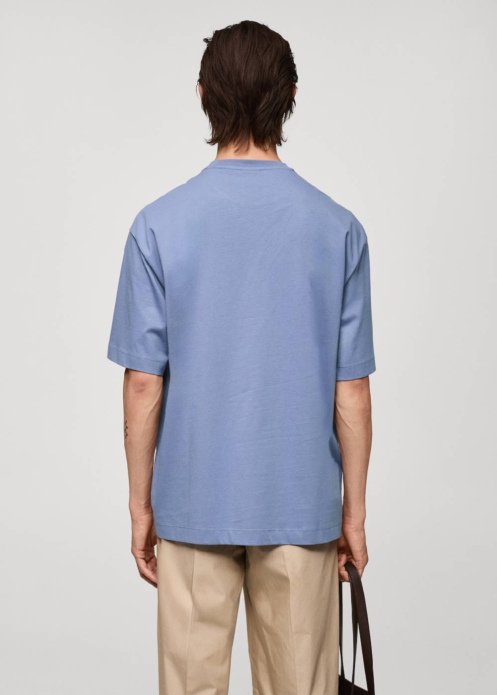 Mango Oversized-T-Shirt aus 100 % Baumwolle Verkauf