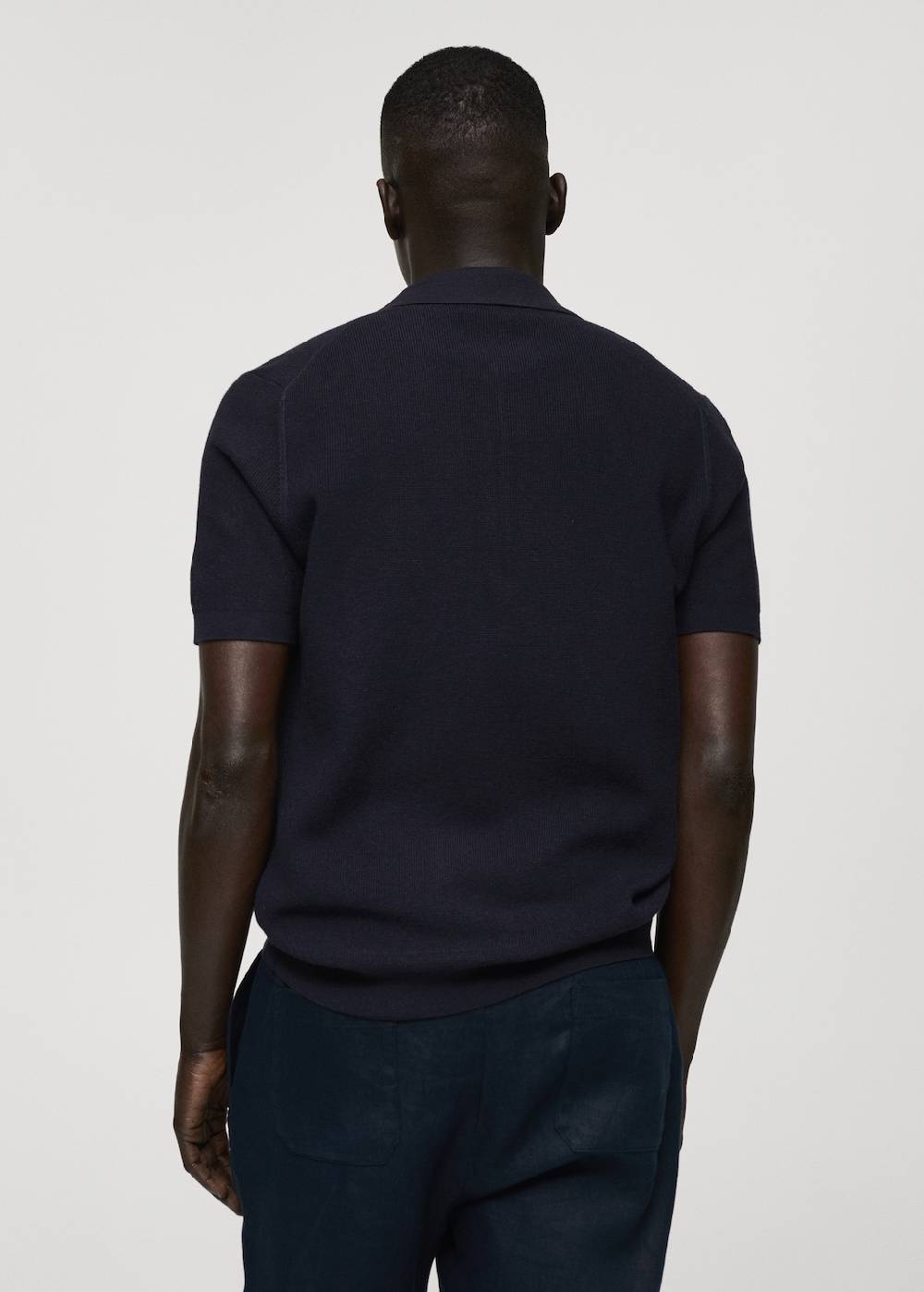 Mango Strick-Poloshirt mit Reißverschluss Günstiger Verkauf
